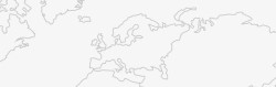 地图欧洲版图线条简约装饰图案素材