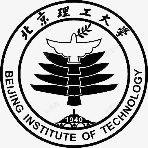 北京理工大学logo创意图标png_新图网 https://ixintu.com 免抠 免抠下载 创意设计 北京理工大学logo 大学高校 校园标志 校徽