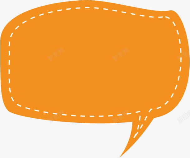 橙色对话框矢量图ai免抠素材_新图网 https://ixintu.com AI 卡通 对话框 手绘 橙色 涂鸦 线条 长方形 矢量图