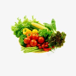 菜市场的蔬菜篮子一堆蔬菜水果美食高清图片
