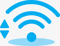 滑动的无线网可滑动的wifi信号格高清图片