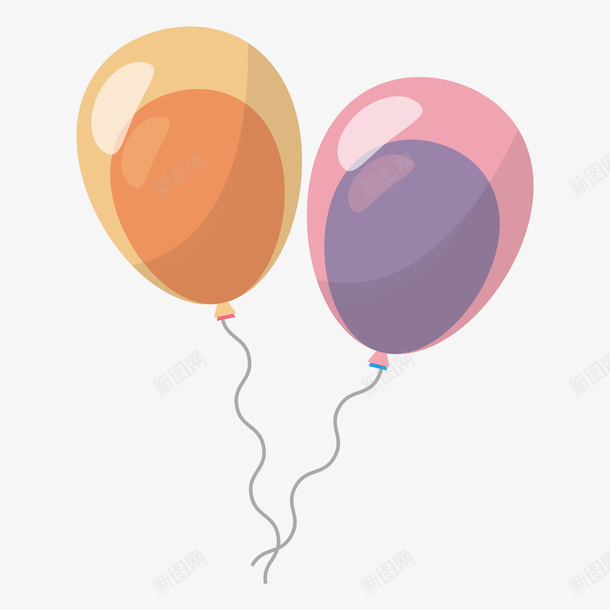 儿童节彩色气球png免抠素材_新图网 https://ixintu.com 儿童节 六一 卡通 小清新 广告设计 氢气球 透明