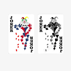 上海斗地主创意实用精致扑克牌大小王高清图片
