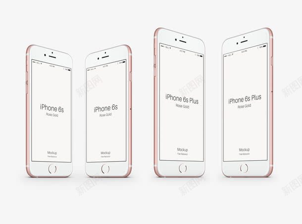 iPhone6s展示模板psd免抠素材_新图网 https://ixintu.com iPhone6s 多角度 展示模板 手持