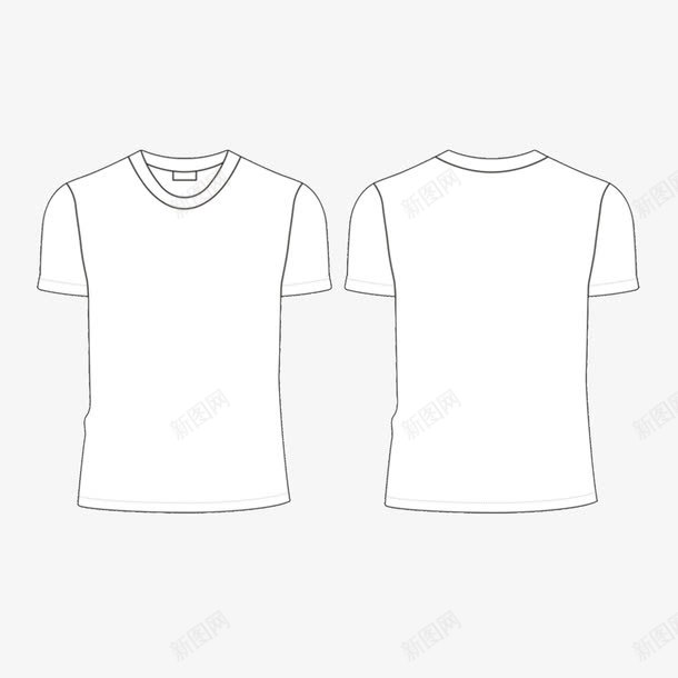 白色T恤png免抠素材_新图网 https://ixintu.com T恤矢量图 t恤线图 半袖 白T恤 白色T恤 白色短袖
