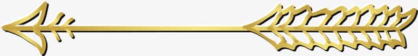 手绘黄色羽箭图标png_新图网 https://ixintu.com 小清新 尾巴 手绘 水彩 简约 箭头 羽箭 黄色