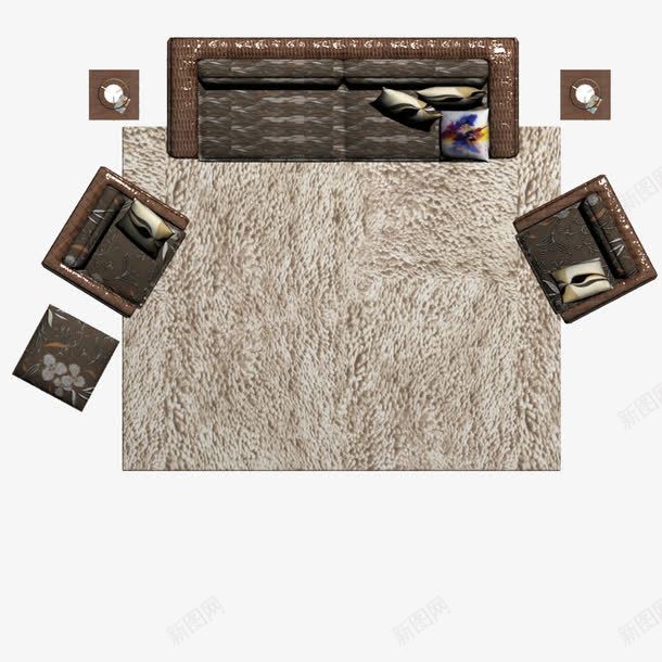 沙发png免抠素材_新图网 https://ixintu.com 地毯 家居 平面设计 毛绒地毯 沙发
