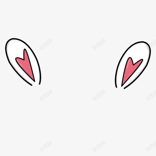 卡通兔耳朵图标png_新图网 https://ixintu.com 兔年 卡通 图标 耳朵