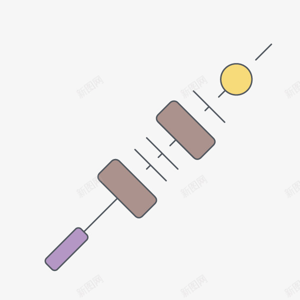 简笔线条美味串串png免抠素材_新图网 https://ixintu.com 串串 手绘图 烤串 简笔 线条 美味的 食物