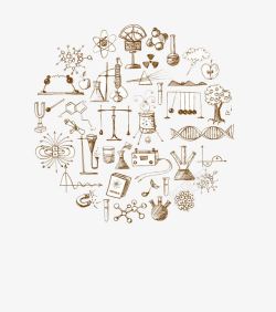 医学DNA小图标手绘医疗图标高清图片