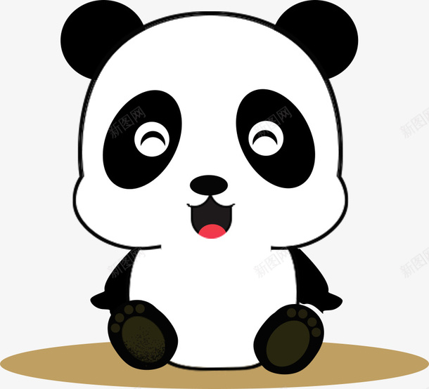 手绘卡通动漫熊猫png免抠素材_新图网 https://ixintu.com 卡通熊猫 手绘熊猫 熊猫 熊猫动漫