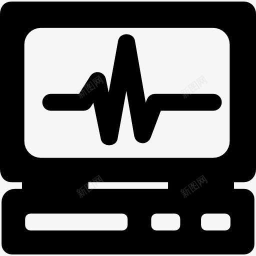 心率监测图标png_新图网 https://ixintu.com 医疗 医疗图标 心脏 机械 监控工具 脉搏 节拍 速度
