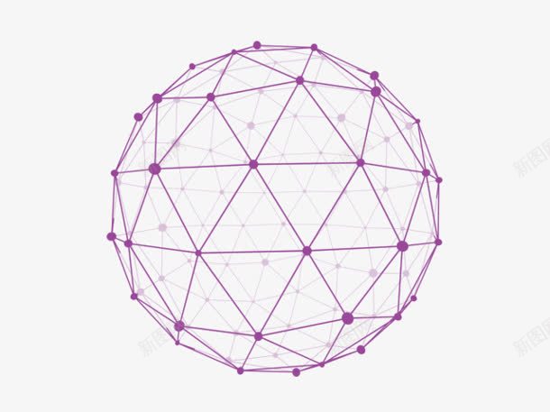 紫色圆点球体png免抠素材_新图网 https://ixintu.com 圆点 球体 紫色