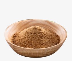 木碗里的大米木碗里的红糖姜茶粉高清图片