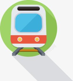 地铁车头卡通火车图标高清图片