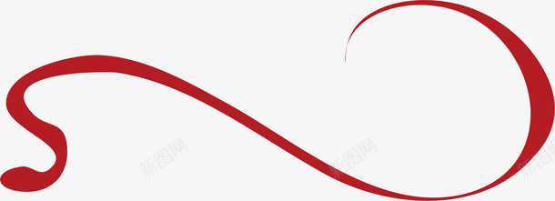 曲线红色装饰边条矢量图ai免抠素材_新图网 https://ixintu.com 卡通 桔红色边条 红色装饰边条 红色边条 线条 花边边条 装饰边条 矢量图