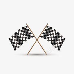 F1赛车木质双面旗高清图片