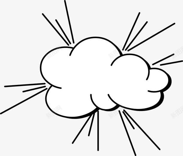 可爱手绘对话框爆炸云png免抠素材_新图网 https://ixintu.com 卡通素材 可爱 弹出对话框 漫画 漫画对话框 爆炸 爆炸云 爆炸框
