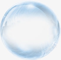 白色透明圆球装饰素材