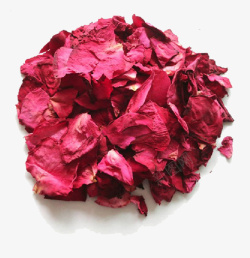 红色干虾皮干玫瑰花瓣实物促销高清图片