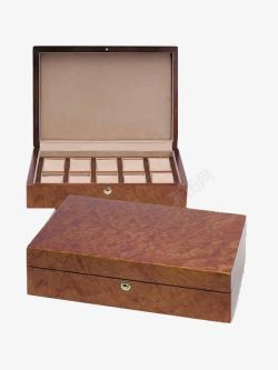 古典盒子小格木盒高清图片