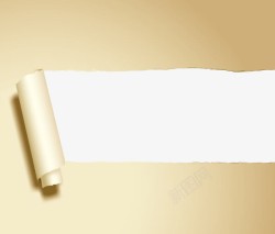 中间透明中间撕开的纸张高清图片