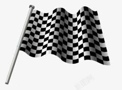 动态赛车F1赛车旗帜高清图片