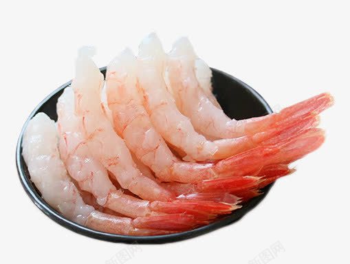 甜虾刺身png免抠素材_新图网 https://ixintu.com 新鲜 甜虾 食品