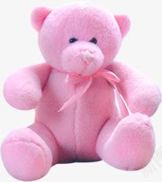 粉色毛绒玩具熊png免抠素材_新图网 https://ixintu.com 毛绒 玩具 粉色