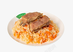 俩排手抓饭素材
