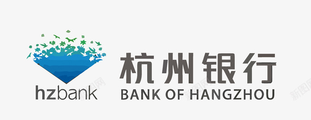 杭州银行LOGO矢量图图标图标