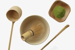 日本抹茶冲泡工具素材
