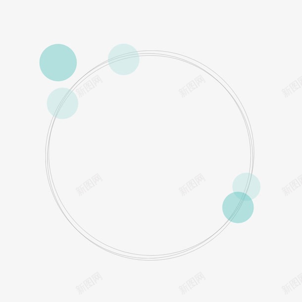 淡蓝色圆点圆环png免抠素材_新图网 https://ixintu.com 圆点 淡蓝色 环形 背景免抠png