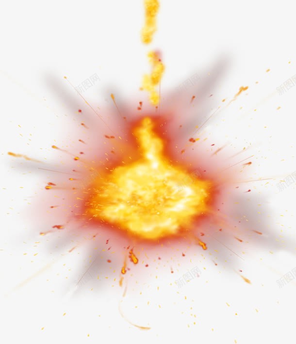 火焰爆炸爆破装饰元素png免抠素材_新图网 https://ixintu.com 元素 火焰 爆炸 爆破 装饰