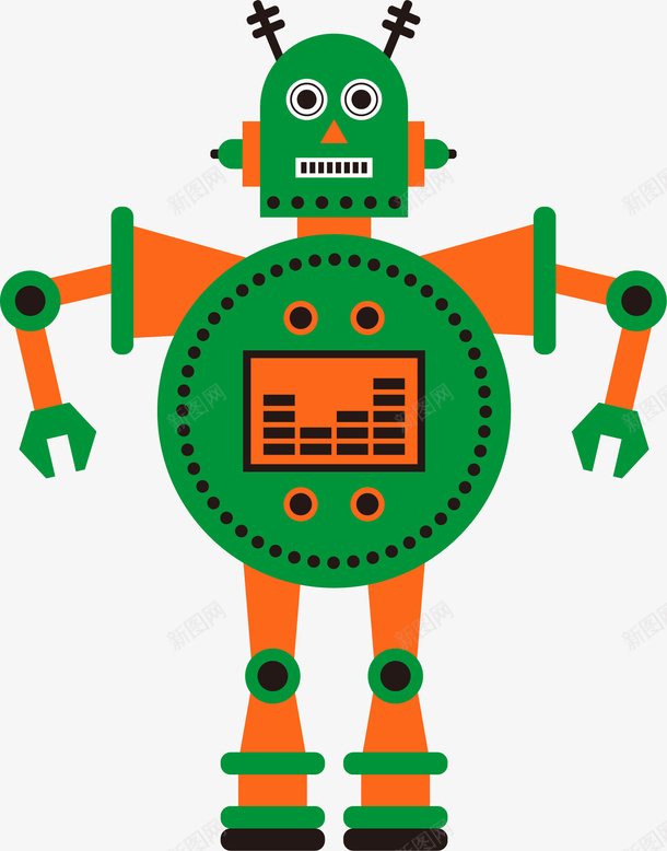 人工智能机器人插画png免抠素材_新图网 https://ixintu.com 人工智能 人工智能机器人 外太空 未来科幻 未来科技 科幻
