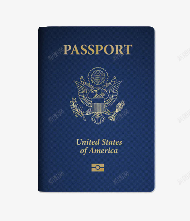 蓝色美国护照实物png免抠素材_新图网 https://ixintu.com 公民 国境 国籍 国际 图案 居留 护照本 旅行 纯色 美国 证件 证明 身份 通行证