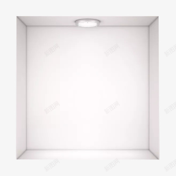 白色简洁方形展台png免抠素材_新图网 https://ixintu.com 凹墙 创意 展台 展览 材质 照明 白色 白色展台 简洁 设计