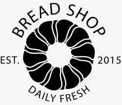 新鲜面包每日新鲜面包店LOGO图标高清图片