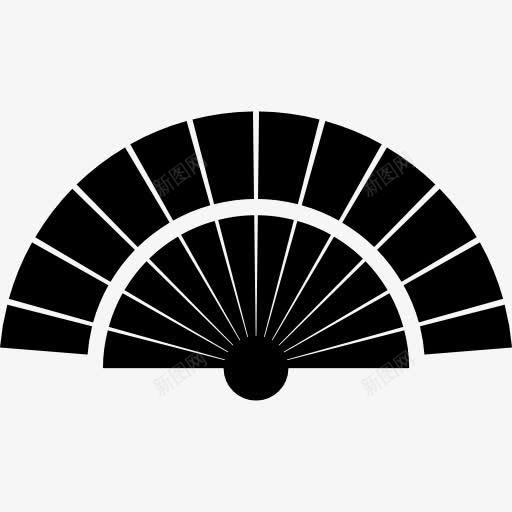 黑色的弗拉门戈球迷图标png_新图网 https://ixintu.com 半圆 工具 工具和用具 弗拉门戈 配件 附件 风扇 黑色