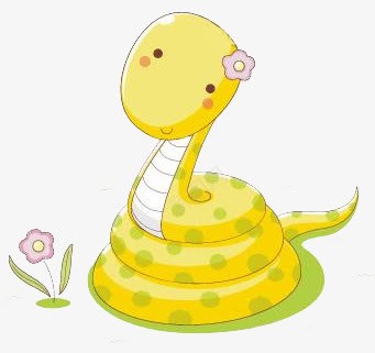 美丽的小蛇png免抠素材_新图网 https://ixintu.com 一条 卡通 小花 小蛇 扁平化蛇 手绘 盘卧的蛇 盘踞 粉色 绿色 蛇信子