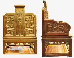 明代中式家具雕花凳子素材