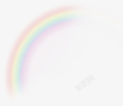 半弧形彩虹半形七色彩虹美丽高清图片