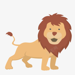狮王卡通可爱的狮子高清图片