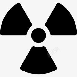 警觉的核反应堆图标高清图片