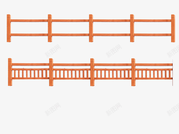 木头护栏png免抠素材_新图网 https://ixintu.com png图形 png装饰 护栏 木头 栏杆 装饰