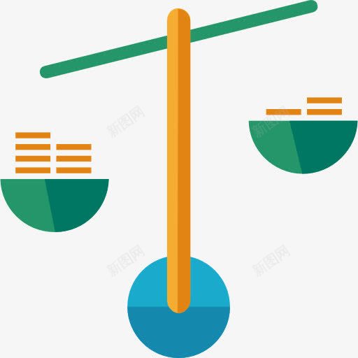 尺度图标png_新图网 https://ixintu.com 公正 司法尺度 商业和金融 尺度 平衡 法官 法律