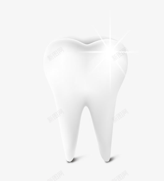 一颗洁白的牙齿png免抠素材_新图网 https://ixintu.com 一颗洁白的牙齿 一颗牙齿 健康 牙齿 闪光