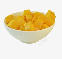 一碗芒果粒素材