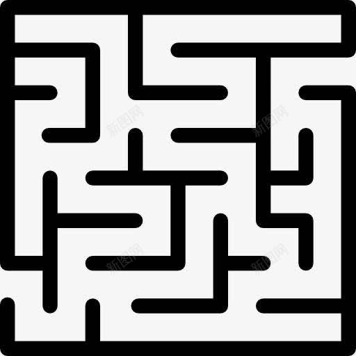 迷宫图标png_新图网 https://ixintu.com 乐趣 儿童迷宫 娱乐 游戏板 迷宫线路