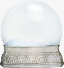 井口素材白色水晶球井口高清图片